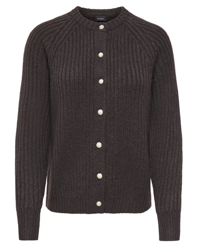 Only - ONLKalibu Strik Cardigan - Chocolate Brown
